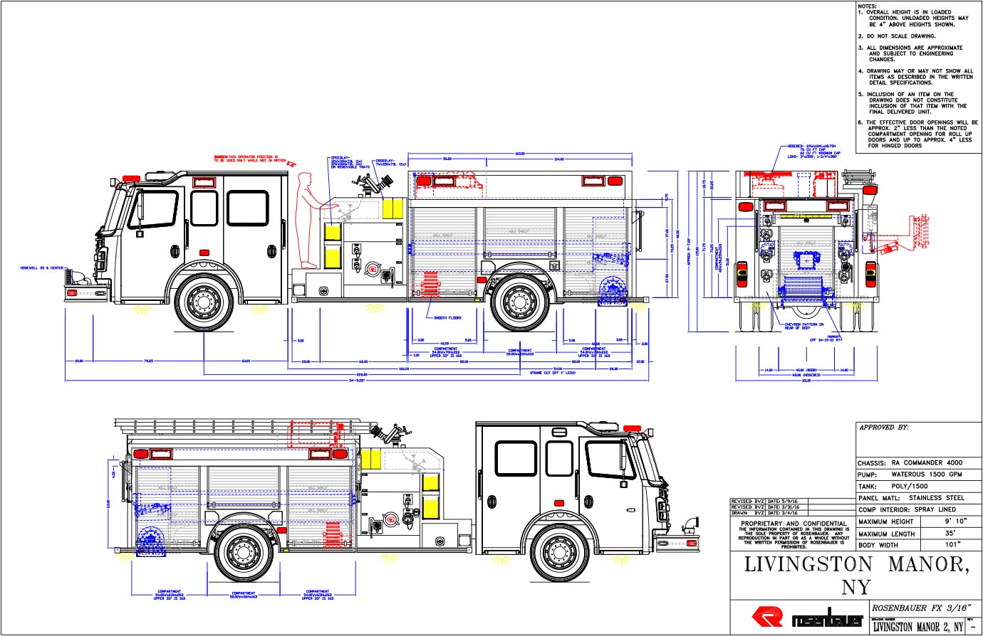 Livingston Manor Truck Schematic
